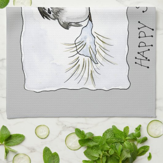 Linge De Cuisine Solstice Chickadee (Plié)