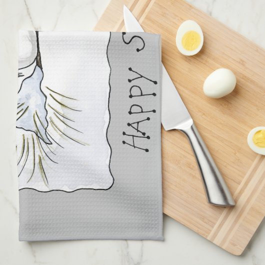 Linge De Cuisine Solstice Chickadee (Quart Plié)