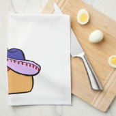 Linge De Cuisine Sombrero portant du taco (Quart Plié)