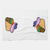 Linge De Cuisine Sombrero portant du taco (Horizontal)