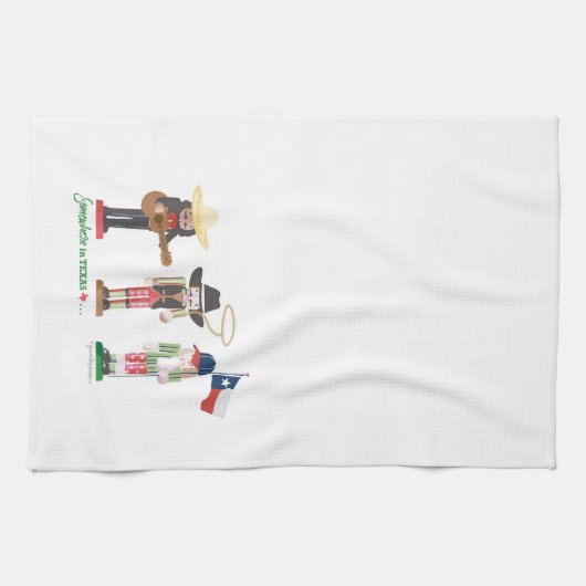 Linge De Cuisine "Somewhere in Texas", Texas Nutcrackers (Horizontal)