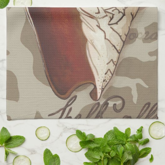 Linge De Cuisine Sonnet maritime IV (Plié)