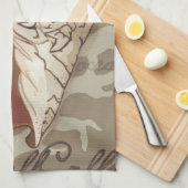 Linge De Cuisine Sonnet maritime IV (Quart Plié)