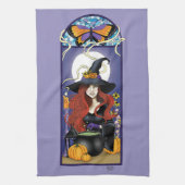 Linge De Cuisine Sorcière Art nouveau (Vertical)