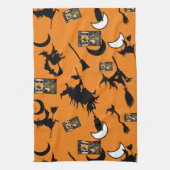 Linge De Cuisine sorcière assistant chatte lune bloomstick (Vertical)