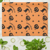 Linge De Cuisine Sorcière Citrouille Éffrayant d'Halloween (Plié)