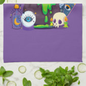 Linge De Cuisine Sorcière Cuisine Cauldron Potion Sous Le Lune (Plié)