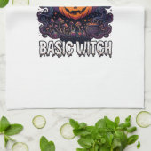 Linge De Cuisine Sorcière de base Halloween Citrouille Croissant de (Plié)