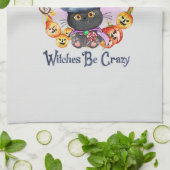 Linge De Cuisine Sorcières fous (Plié)