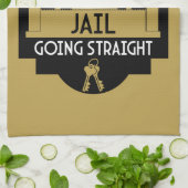 Linge De Cuisine Sortez De Prison Libération Cadeau (Plié)