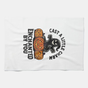 Linge De Cuisine Sortilège d'amour Fantôme Art de citrouille vintag