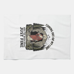 Linge De Cuisine Sortir de ma grotte Vintage Religieux Drôle de Che