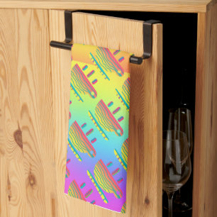 Linge De Cuisine Soucoupe pour tasse Rainbow Yellow