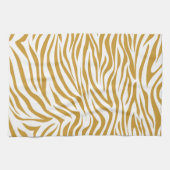 Linge De Cuisine Soudan Brown Safari Zebra (Horizontal)