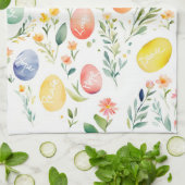 Linge De Cuisine Souhaiter Pâques (Plié)