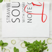 Linge De Cuisine Soul aux fraises (Plié)