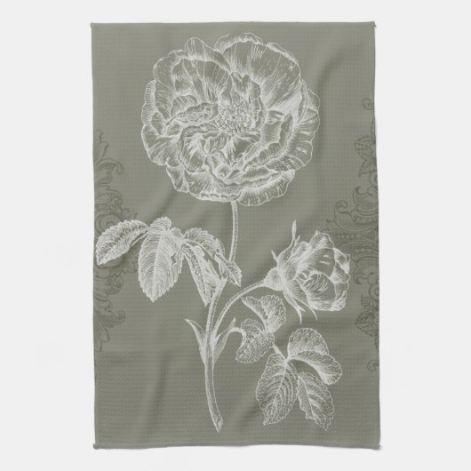 Linge De Cuisine Soulagement floral I (Vertical)