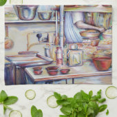 Linge De Cuisine Soupe de queue de porc à Singapour (Plié)