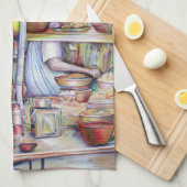 Linge De Cuisine Soupe de queue de porc à Singapour (Quart Plié)