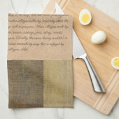 Linge De Cuisine Soupe en pierre Folklore Trésors | (Quart Plié)