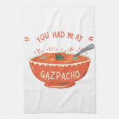 Linge De Cuisine Soupe rouge style : vous m'avez eu au gazpacho (Vertical)