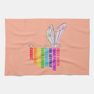 Linge De Cuisine Sourire de libellule Pensez souvent de manière pos