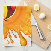 Linge De Cuisine Sourires de soleil : Explosion de Joie (Quart Plié)