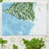 Linge De Cuisine Souris de Noël (Plié)