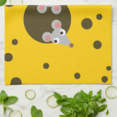 Linge De Cuisine Souris en fromage (Plié)