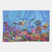 Linge De Cuisine Sous la mer (Horizontal)