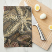 Linge De Cuisine Sous la mer (Quart Plié)