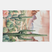Linge De Cuisine Southwest Desert Cactus Scene  (Horizontal)