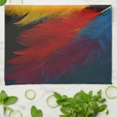 Linge De Cuisine Southwest Feather Abstrait (Plié)