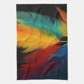 Linge De Cuisine Southwest Feather Abstrait (Vertical)
