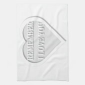 Linge De Cuisine Souviens-toi que je t'aime (Vertical)