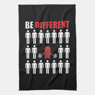 Linge De Cuisine Soyez différent - Kawaii Anime Bodybuilding Workou