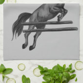 Linge De Cuisine Soyez sauvage et saut à cheval libre (Plié)