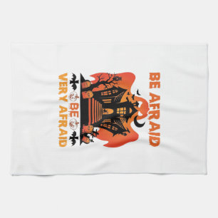 Linge De Cuisine Soyez très effrayés Halloween Maison hantée Citrou
