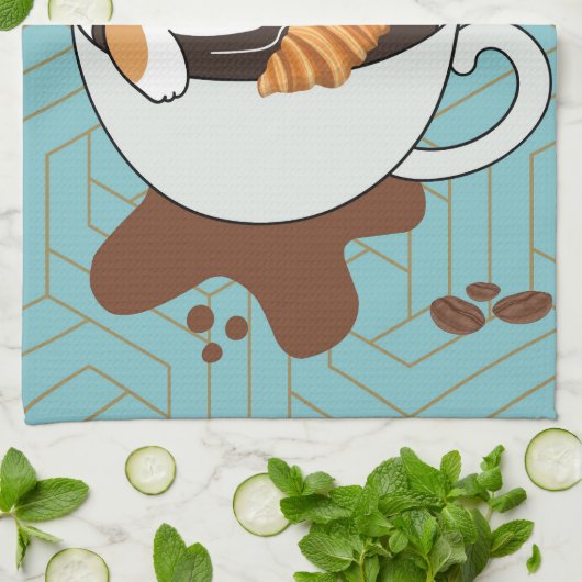 Linge De Cuisine Spa de café (Plié)