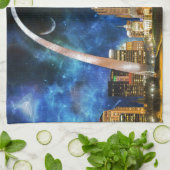 Linge De Cuisine Spacey St. Louis Skyline (Plié)