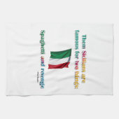 Linge De Cuisine Spaghetti et vengeance (Horizontal)