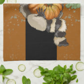 Linge De Cuisine Spice de Pumkin ! Racoon Roll (Plié)