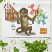 Linge De Cuisine Spike's balloon monkey magic (Plié)