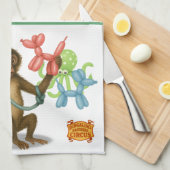 Linge De Cuisine Spike's balloon monkey magic (Quart Plié)