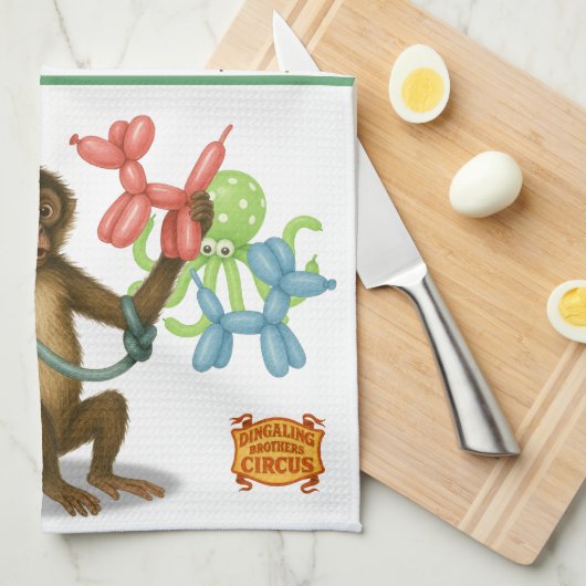 Linge De Cuisine Spike's balloon monkey magic (Quart Plié)