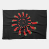 Linge De Cuisine Spirale de Pepper Diva Rouge (Horizontal)