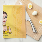 Linge De Cuisine Spirales rouges de fille de nébuleuse (Quart Plié)