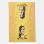 Linge De Cuisine Spirales rouges de fille de nébuleuse (Vertical)