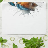 Linge De Cuisine Splash Martin-pêcheur (Plié)