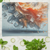 Linge De Cuisine Splash tropical (Plié)